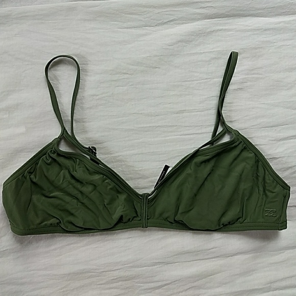 Billabong Other - Billabong Adjustable Strappy Green Bikini Top
